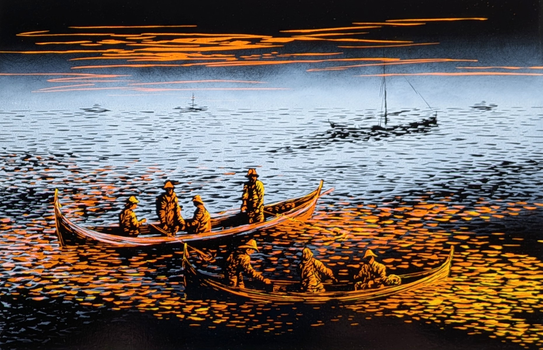 Stemning fra fiskefeltet